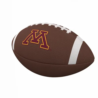 Logo Brands Minnesota Golden Gophers Team Stripe Composite Football