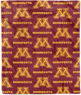 Logo Brands Minnesota Golden Gophers Plush Blanket