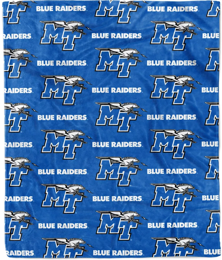 Logo Brands Middle Tennessee State Blue Raiders Plush Blanket