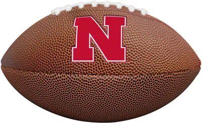 Logo Brands Nebraska Cornhuskers Mini Composite Football