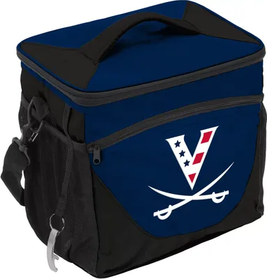 Logo Brands Virginia Cavaliers Red, White and HOO 24 Can Cooler