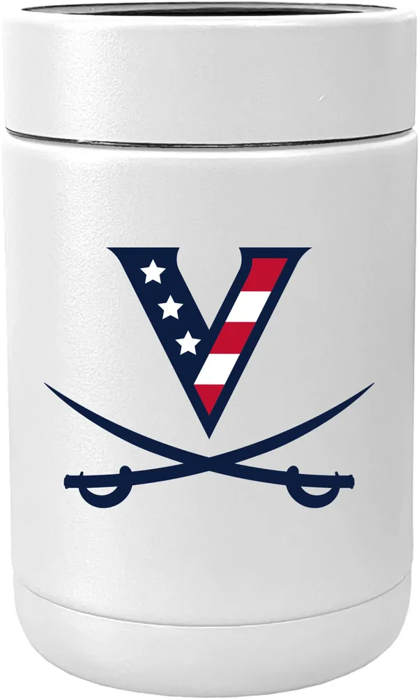 Logo Brands Virginia Cavaliers Red, White and HOO Flipside Cooler