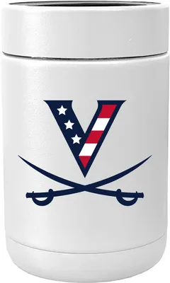 Logo Brands Virginia Cavaliers Red, White and HOO Flipside Cooler