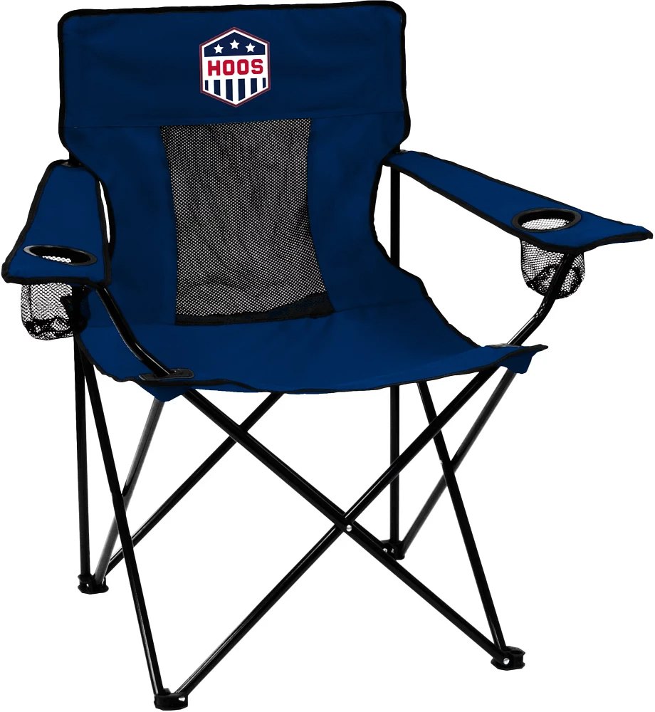 Logo Brands Virginia Cavaliers Red, White and HOO Elite Chair