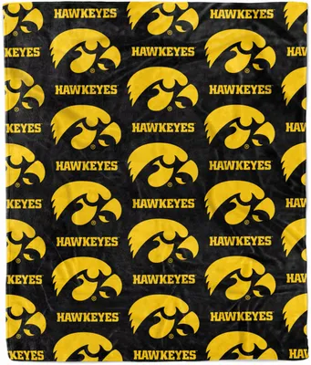 Logo Brands Iowa Hawkeyes Plush Blanket