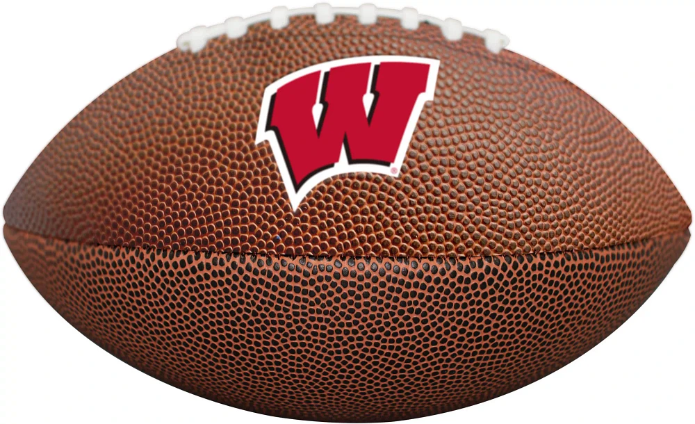 Logo Brands Wisconsin Badgers Mini Composite Football