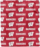 Logo Brands Wisconsin Badgers Plush Blanket