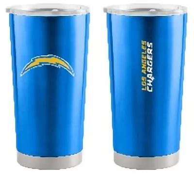 Logo Los Angeles Chargers BlackGameday Stainless Steel 20-oz Tumbler