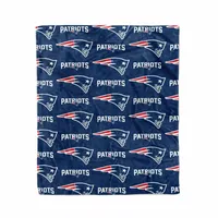 Logo New England Patriots Plush Blanket