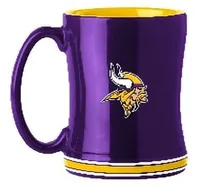 Logo Minnesota Vikings Purple 14-oz Relief Mug