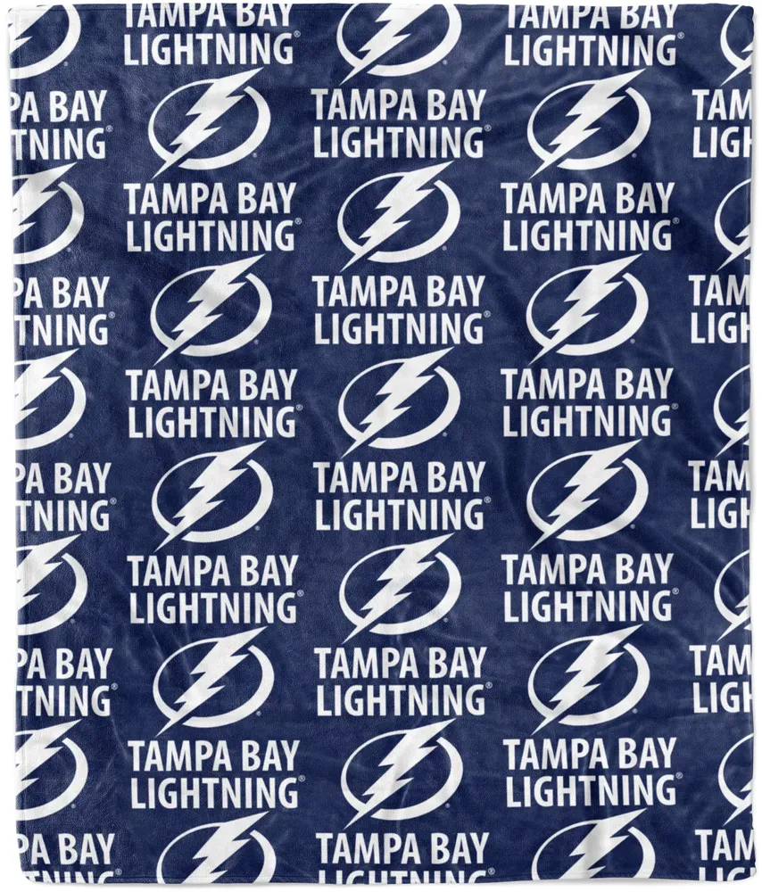 Logo Brands Tampa Bay Lightning Logo Plush Blanket