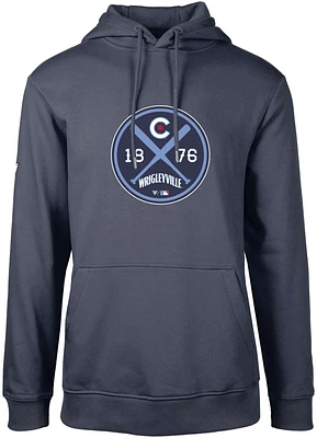 Levelwear Men's Chicago Cubs 2023 City Connect Navy Podium Strike Hoodie