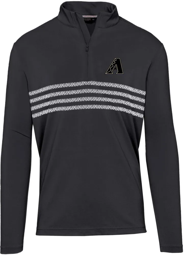 Levelwear Men's Arizona Diamondbacks 2023 City Connect Black Asher Quarter-Zip Shirt