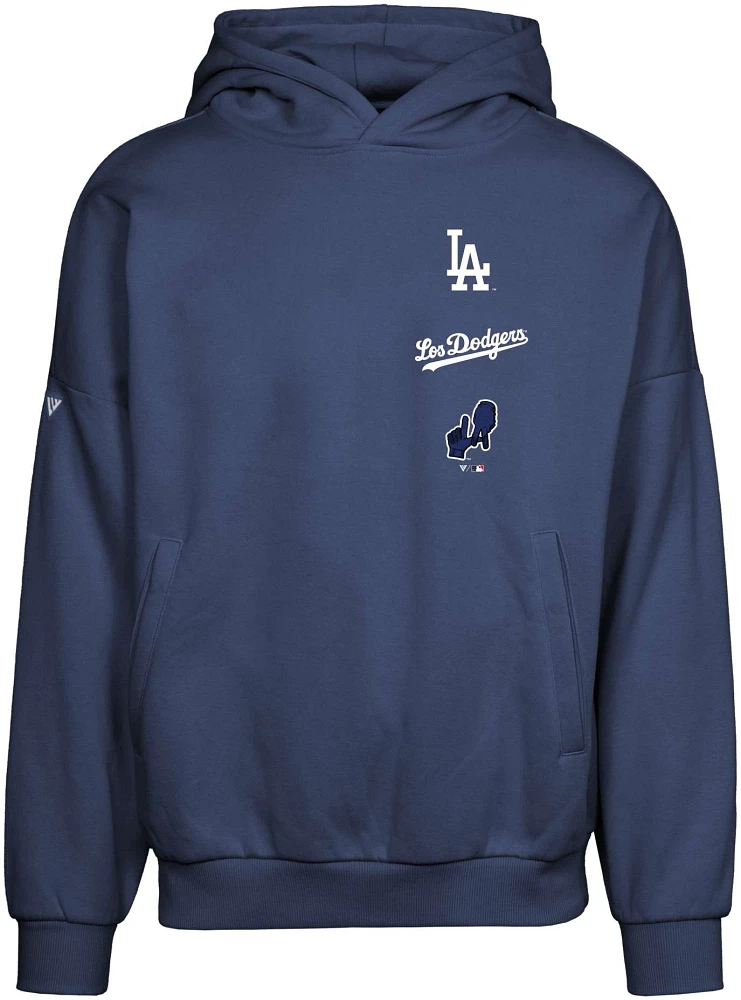 Levelwear Men's Los Angeles Dodgers 2023 City Connect Navy Base Line Hoodie