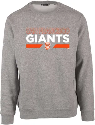 Levelwear Men's San Francisco Giants 2023 City Connect Gray Zane No Hitter Crew Neck Sweatshirt
