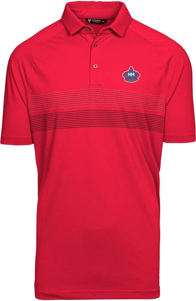 Levelwear Men's Miami Marlins 2023 City Connect Red Insignia Polo