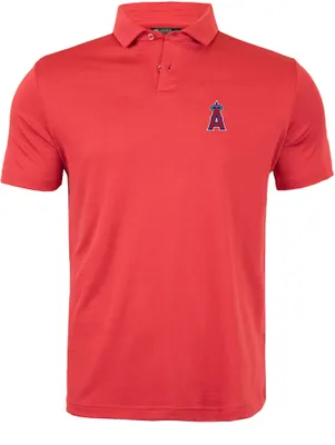 Levelwear Men's Los Angeles Angels Red Duval Polo