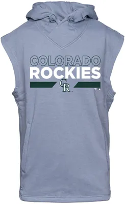 Levelwear Men's Colorado Rockies 2023 City Connect Gray Throttle No Hitter Hoodie