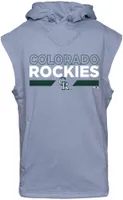 Levelwear Men's Colorado Rockies 2023 City Connect Gray Throttle No Hitter Hoodie