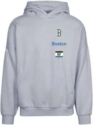 Levelwear Men's Boston Red Sox 2023 City Connect Gray Base Line Hoodie