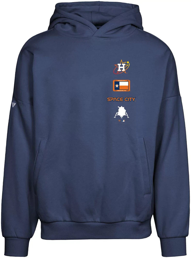 Levelwear Men's Houston Astros 2023 City Connect Navy Base Line Hoodie