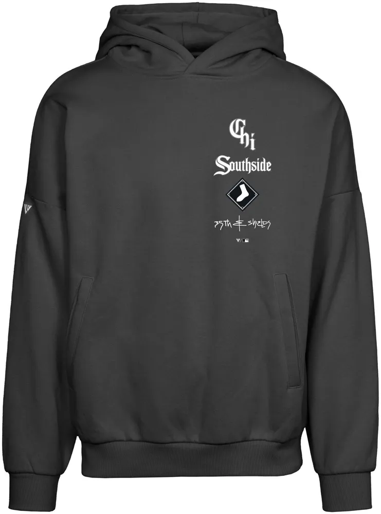 Levelwear Men's Chicago White Sox 2023 City Connect Black Base Line Hoodie