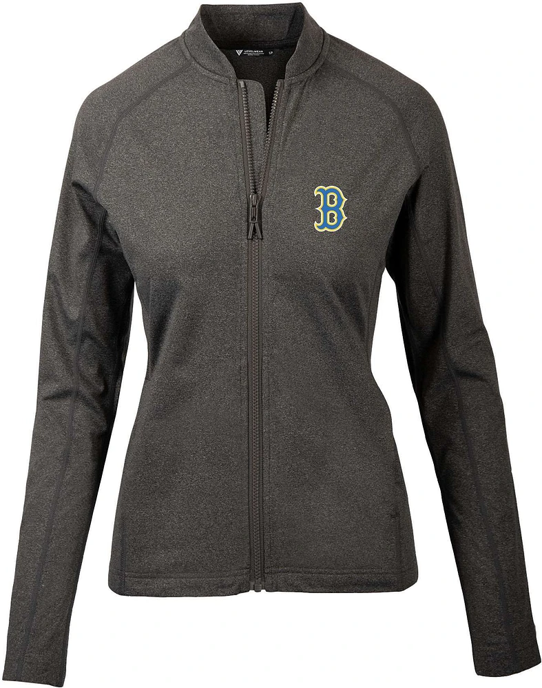 Levelwear Women's Boston Red Sox 2023 City Connect Gray Ezra Full Zip Jacket