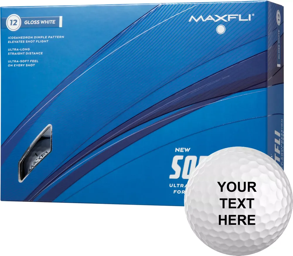 Maxfli 2023 Softfli Personalized Golf Balls