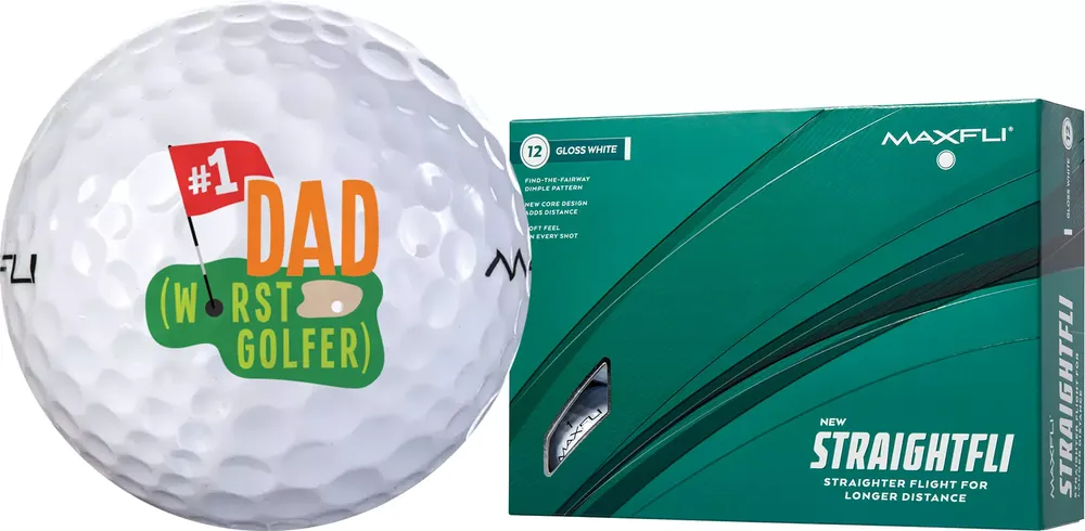 Maxfli 2023 Straightfli Novelty Golf Balls