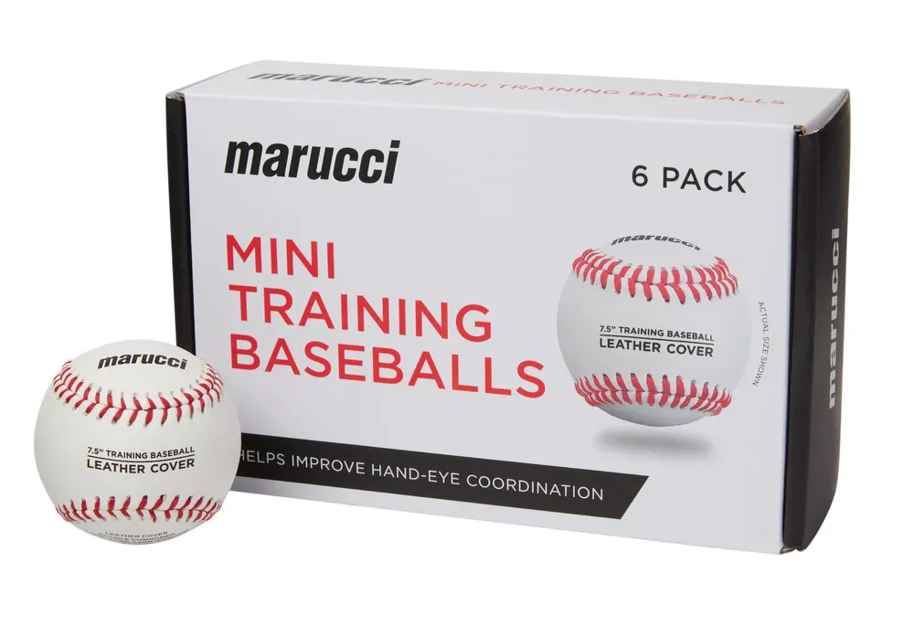 Marucci 7.5” Mini Training Baseballs – 6 Pack