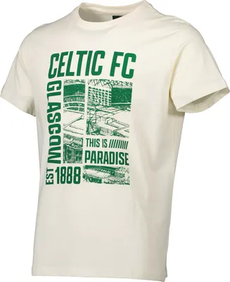 Sport Design Sweden Celtic FC Two-Hit Graphic Off White T-Shirt