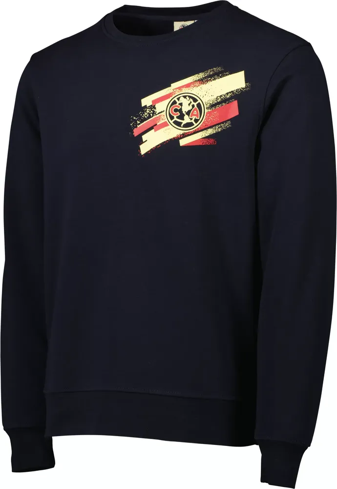 Sport Design Sweden Club America Wordmark Navy Crew Neck Sweatshirt