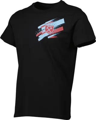 Sport Design Sweden West Ham United Two-Hit Wordmark Black T-Shirt
