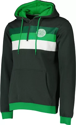 Sport Design Sweden Celtic FC Graphic Green Quarter-Zip Pullover Shirt