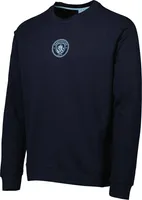 Sport Design Sweden Manchester City Logo Navy Crew Neck Sweatshirt