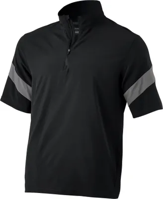 Mizuno Boys' Hitting Jacket 1/4 Zip Short Sleeve Pullover