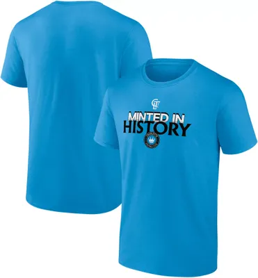MLS Charlotte FC 2023 Phrase Royal Blue T-Shirt