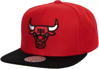 Mitchell and Ness Adult Chicago Bulls 2.0 2Tone Adjustable Snapback Hat