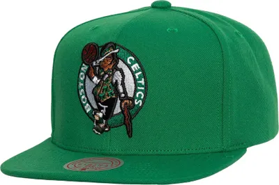 Mitchell and Ness Adult Boston Celtics Conference Patch Adjustable Snapback Hat