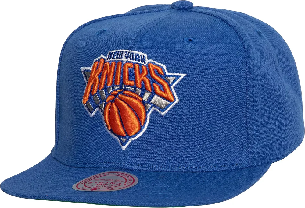 Mitchell and Ness Adult New York Knicks Conference Patch Adjustable Snapback Hat