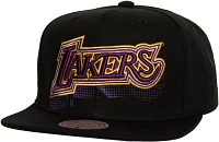 Mitchell and Ness Adult Los Angeles Lakers Big Face Adjustable Snapback Hat