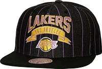 Mitchell and Ness Adult Los Angeles Lakers Strap Adjustable Snapback Hat