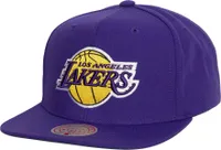 Mitchell and Ness Adult Los Angeles Lakers Conference Patch Adjustable Snapback Hat