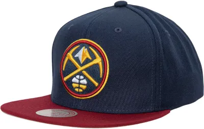 Mitchell and Ness Adult Denver Nuggets 2.0 2Tone Adjustable Snapback Hat