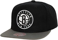 Mitchell and Ness Adult Brooklyn Nets 2.0 2Tone Adjustable Snapback Hat