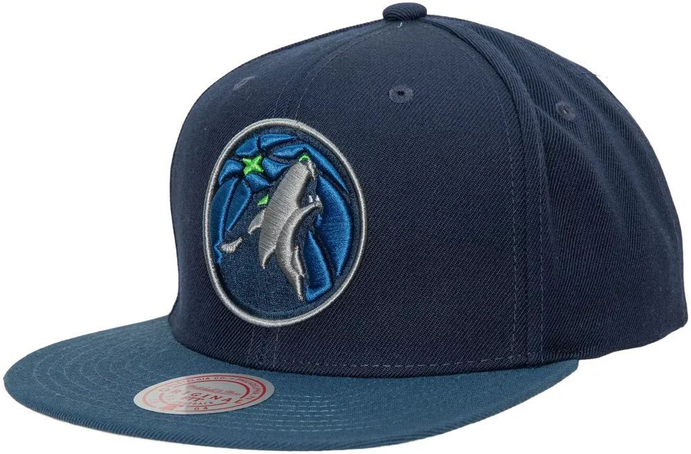 Mitchell and Ness Adult Minnesota Timberwolves 2.0 2Tone Adjustable Snapback Hat