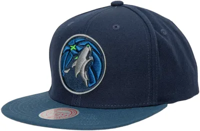 Mitchell and Ness Adult Minnesota Timberwolves 2.0 2Tone Adjustable Snapback Hat