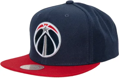 Mitchell and Ness Adult Washington Wizards 2.0 2Tone Adjustable Snapback Hat