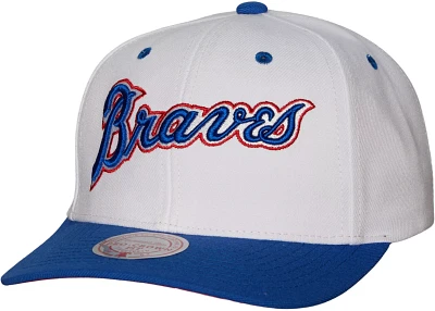 Mitchell & Ness Atlanta Braves White Cooperstown Evergreen Snapback Hat