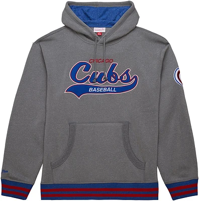 Mitchell & Ness Men's Chicago Cubs Grey Sunwash Pullover Hoodie